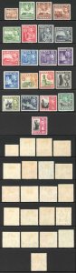 Malta SG217/31 1938 Set of 21 M/M Cat 75 pounds