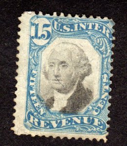 Revenue Stamp  Scott # R110  used CV = $ 100.00    Lot 190149