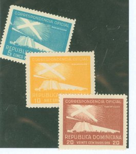 Dominican Republic #O27-O29 Mint (NH) Single (Complete Set)