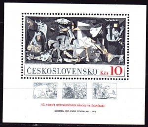 Czechoslovakia. 1981. bl45. Picasso painting,. MNH.