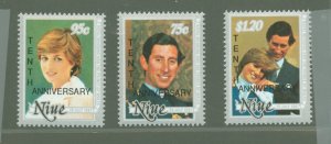 Niue #596-598  Single (Complete Set)