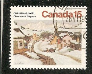 Canada   Scott  653   Christmas Painting        Used