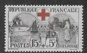 France Sc #B11  15c + 5c  semi postal LH VF