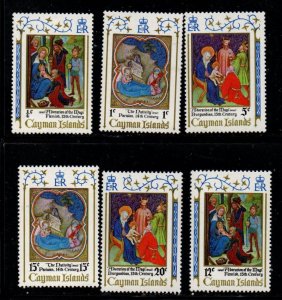 Cayman Islands Sc 291-296 1971 Christmas stamp set mint NH