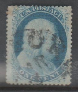 U.S. Scott #24 Franklin Stamp - Used Single