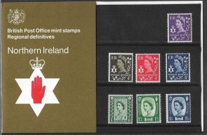 1970 Northern Ireland 3d to 1/6- Original Cellophane Presentation Pack no.25 U/M