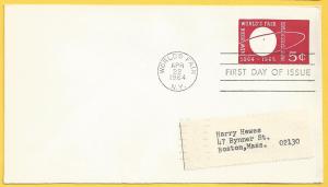 US #U546 FDC 5c Satelitte Orbit