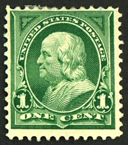 U.S. #279 MINT OG HR