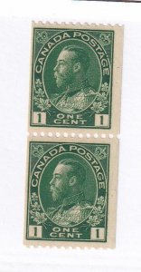 CANADA # 131-134 MNH KGV ADMIRAL VERTICAL COILS CAT VALUE $900