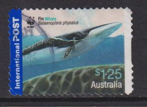 Australia   #2540  used   2006  fin whale   $1.25  syncopated  WWF