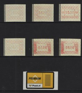 Austria    MNH  machine labels / stamps