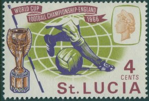 St Lucia 1966 SG222 4c World Cup Football MLH