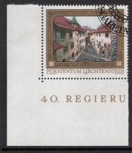 Liechtenstein   #651   cancelled  1978   Vaduz castle 50rp