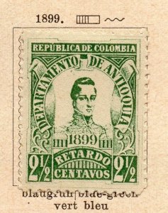 Colombia 1899 Early Issue Fine Mint Hinged 2.5c. NW-239137