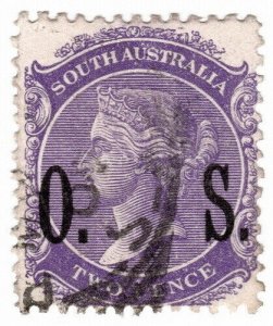 (I.B) Australia Postal : South Australia 2d Official Service (SG O82)