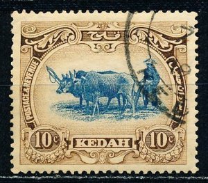 Malaya Kedah #33 Single Used