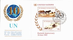 United Nations, New York, United States, California, Worldwide First Day Cover