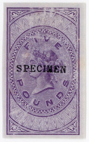 (I.B) QV Revenue : Unappropriated Die Proof £5 (1873)