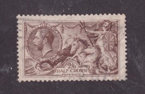 GREAT BRITAIN # 413a VF-LIGHTLY USED KGV 2/6d GEORGE AND THE DRAGON