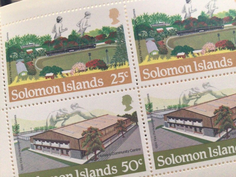 Solomon Islands Olympic Games 1984 complete booklet of stamps Ref 60733 