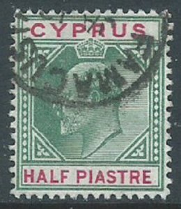Cyprus, Sc #50, 1/2pi Used