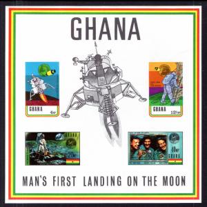 Ghana 389a Moon Landing Souvenir Sheet MNH VF