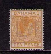 BAHAMAS Sc# 109 MH F King George VI Coronation