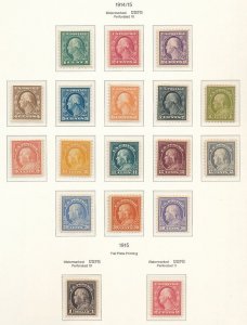 UNITED STATES – PREMIUM MINT COLLECTION 1847-2000 IN 4 KABE ALBUMS – 423217