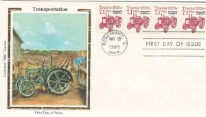 2127a: Transportation Series, Tractor, Colorano Silk