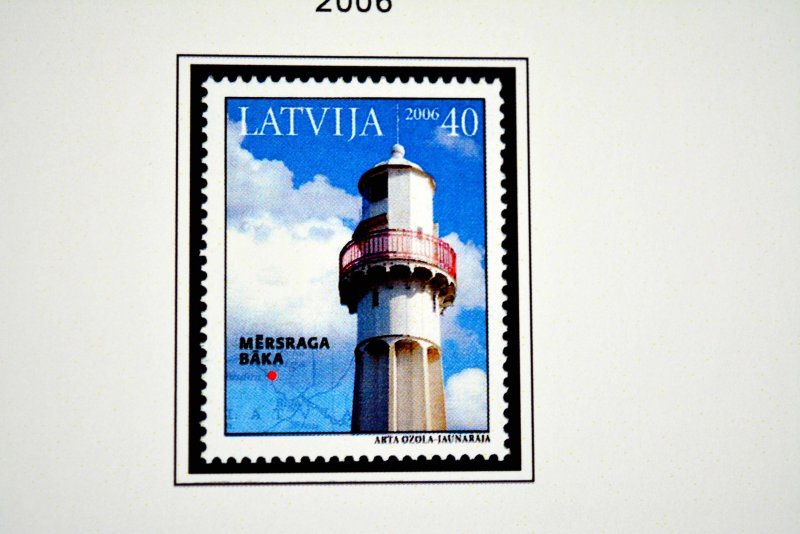 COLOR PRINTED LATVIA 2000-2010 STAMP ALBUM PAGES (38 illustrated pages)