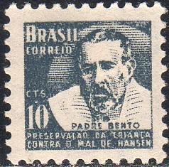 Brazil RA10 - Mint-H - 10c  Father Bento Pacheco (1963) (cv $0.40)