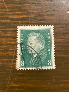 Germany SC 370 Used 8pf President Friedrich Ebert (1) - VF/XF