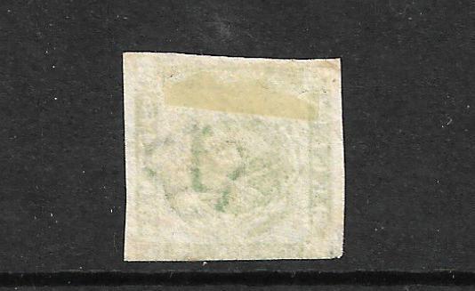 DENMARK  1858  8sk GREEN   MNG  SG 18