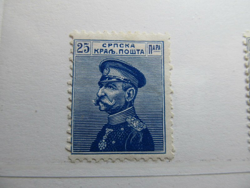 Serbien Serbia 1911 25p Fine MH* A5P18F387