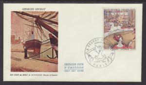 France 1239 Painting 1969 U/A FDC