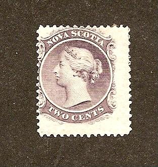 Nova Scotia  Scott #9  Mint H   Scott CV $12.00