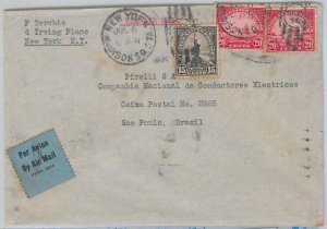 52478 - UNITED STATES - POSTAL HISTORY: AIRMAIL COVER to BRAZIL 1931