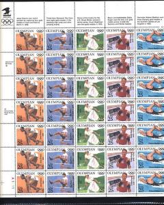 2496-2500 MINT Full Sheet of 35 Cat$21 Face$8.75