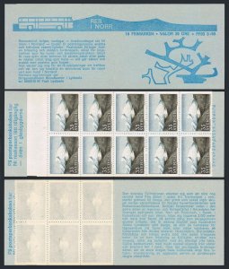 Sweden 723a booklet var 1,MNH.Mi 575 MH. Painting 1967,Mount The Fjeld,Lundbohm.