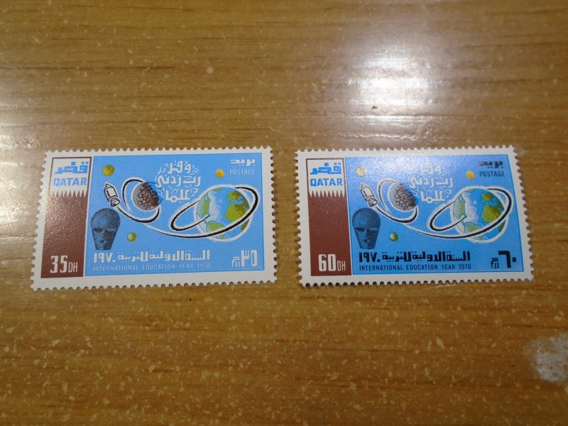 Qatar  #  212-13  MNH