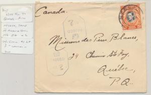 KUT (BRITISH) NZECA TO CANADA 1944 CENSOR COVER, POSTED IN N.RHODESIA(SEE BELOW