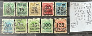 Germany Used Selection #241//255- SCV=$17.70
