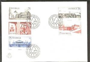 Sweden FDC 908-912 (Z013)