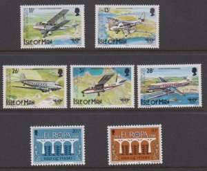 Isle of Man 1984 Year set 21v +Mint Sheet - U/Mint