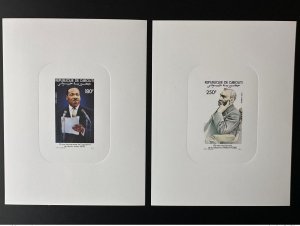 Djibouti 1983 Mi. 369 - 370 Luxury Proof 15 Years Assassination Martin Luther
