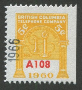 CANADA REVENUE BCT208 BRITISH COLUMBIA TELEPHONE FRANK