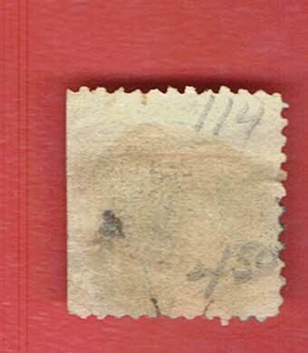 US SCOTT#114 1869 3c TRAIN - USED