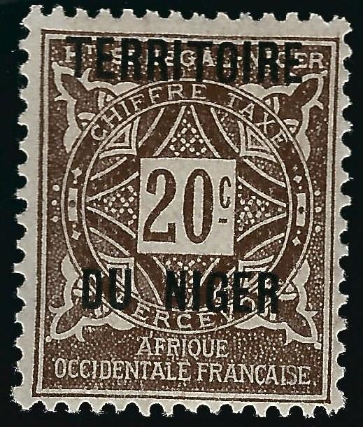 Pristine Postage Due Niger (Scott J4) Mint F-VF...Buy before prices go up!