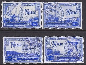 NIUE 1999 Navigators / Capt Cook set fine used.............................B1789