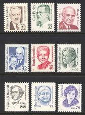 Scott 2933-2943, Complete Great Americans third issue, MNH Beauties